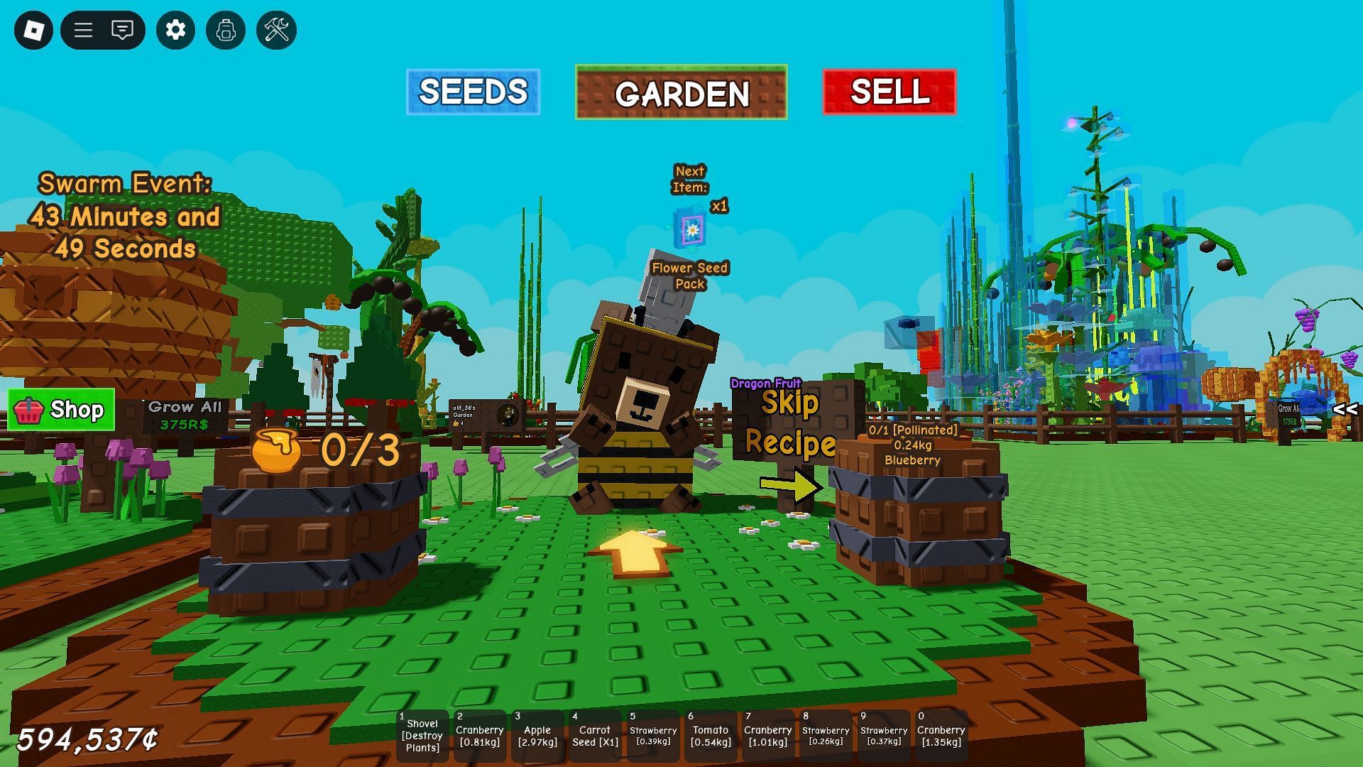 محطة وصفات صياغة Bizzy Bear (صورة عبر Roblox)